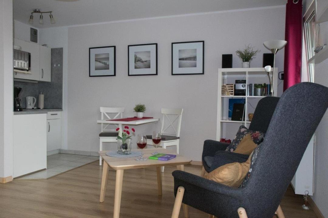 Studio 11 Im Haus Stranddistel, Modernes Studio Im 1 Og Fur 2 Personen In 징스트 외부 사진
