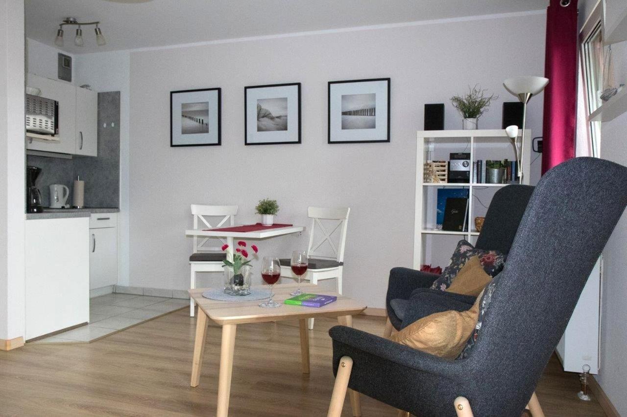 Studio 11 Im Haus Stranddistel, Modernes Studio Im 1 Og Fur 2 Personen In 징스트 외부 사진